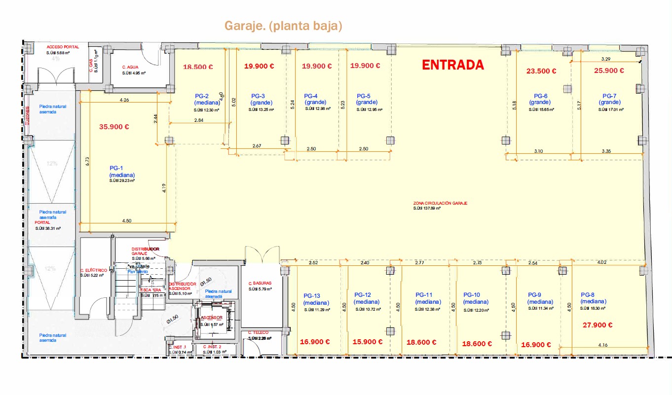Zona de garajes — Terrazas del Parador